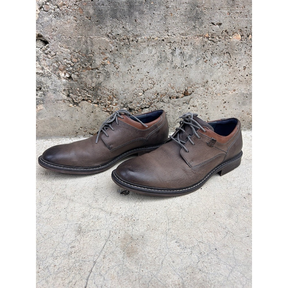 Josef Seibel Mens Oxford Dress Shoes Size 11 M Brown Leather Earl 05 EU 44